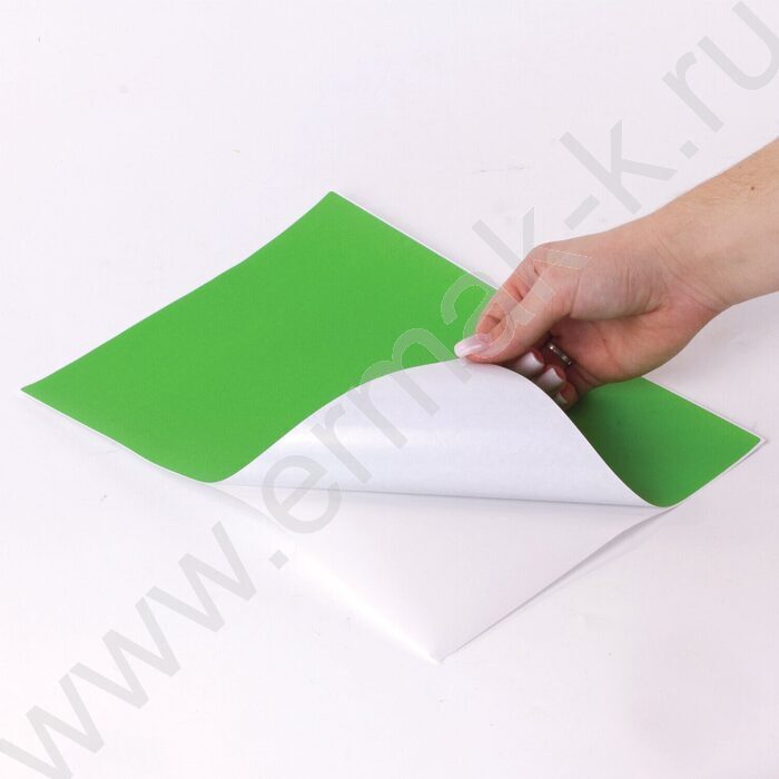 Этикетки самокл А4 210*297мм / 50л зеленые | Фото 3