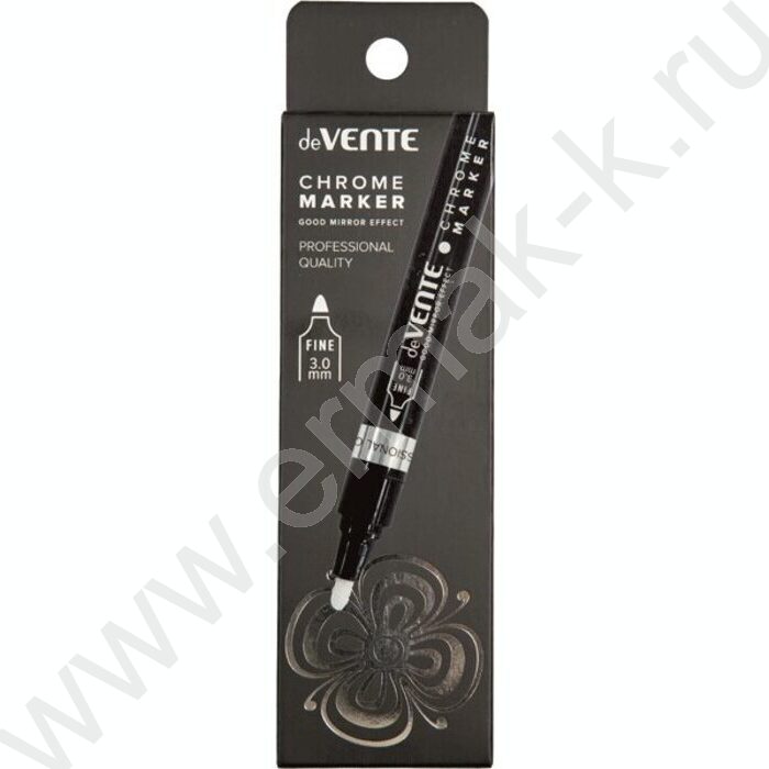 Маркер перм. /зеркальный хром/ 3мм круг "Chrome" | Фото 2