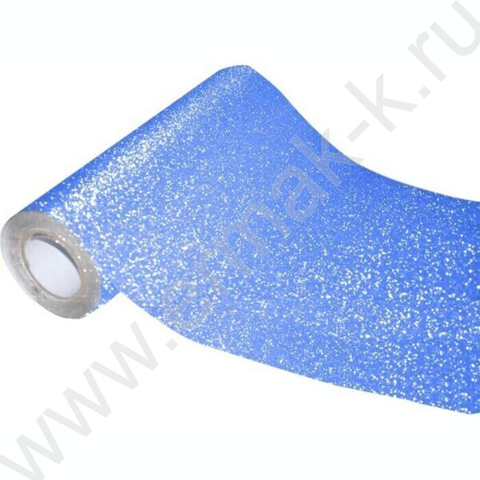 Пленка самоклеящаяся полипропиленовая 45*100см, синяя, PP 100мкм /рулон | Фото 1