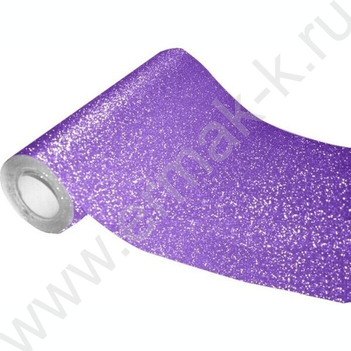Пленка самоклеящаяся полипропиленовая 45*100см, сиреневая, PP 100мкм /рулон | Фото 1
