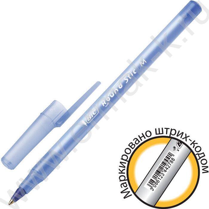 Ручка шар Round Stic 1,00мм синяя | Фото 6