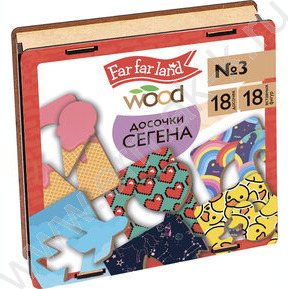 Лото Far far land Wood. Досочки Сегена №3