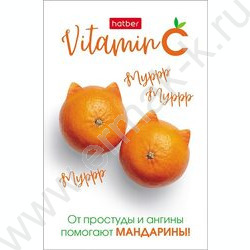 Блокнот  48л А7 3-х цв.блок "Vitamin C" | Фото 2