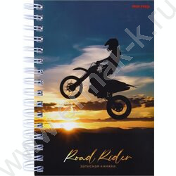 Зап. книжка 120л А6 спираль "Трюки на байке" ассорти | Фото 5