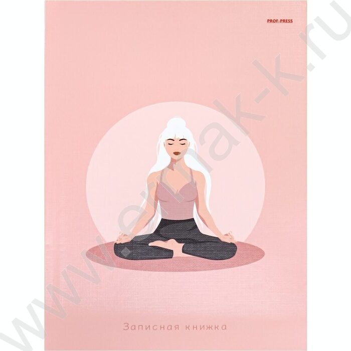 Зап. книжка  80л А5 тв.обл. "Молодая девушка" без линовки,ассорти | Фото 2