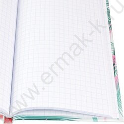 Зап. книжка  64л А6 тв.обл. "Рай фламинго" /твин-лак, холодная фольга/ | Фото 3