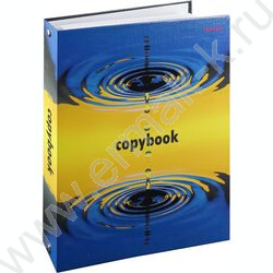 Тетрадь  80л клетка/кольца "Круги на воде" /лянец/лен/ | Фото 1