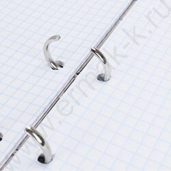 Тетрадь  80л клетка/кольца "Круги на воде" /лянец/лен/ | Фото 4