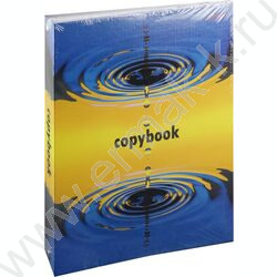 Тетрадь  80л клетка/кольца "Круги на воде" /лянец/лен/ | Фото 6