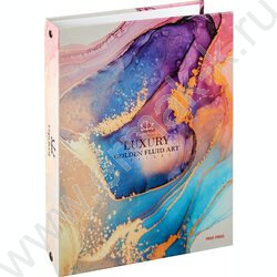 Тетрадь  80л клетка/кольца "Премиальный мрамор" /лянец/лен/ | Фото 1