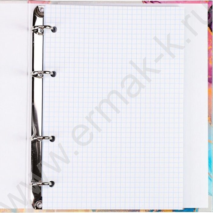Тетрадь  80л клетка/кольца "Премиальный мрамор" /лянец/лен/ | Фото 4