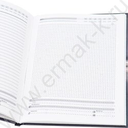 Ежедневник н/дат А5  64л Чёрный мотоцикл /тв.обл.,блок с точкой через 1/ | Фото 3