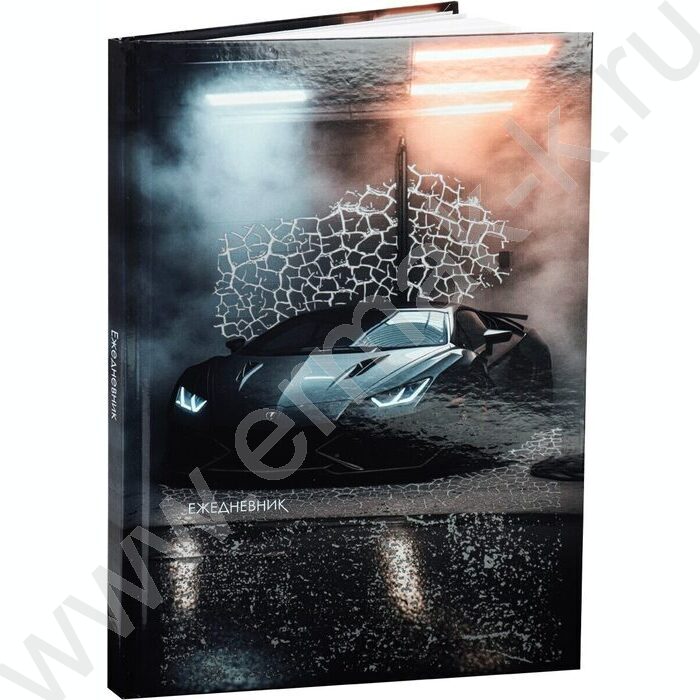 Ежедневник н/дат А5  80л Автомикс-1 /тв.обл.,глянец,сер.тис./ | Фото 1
