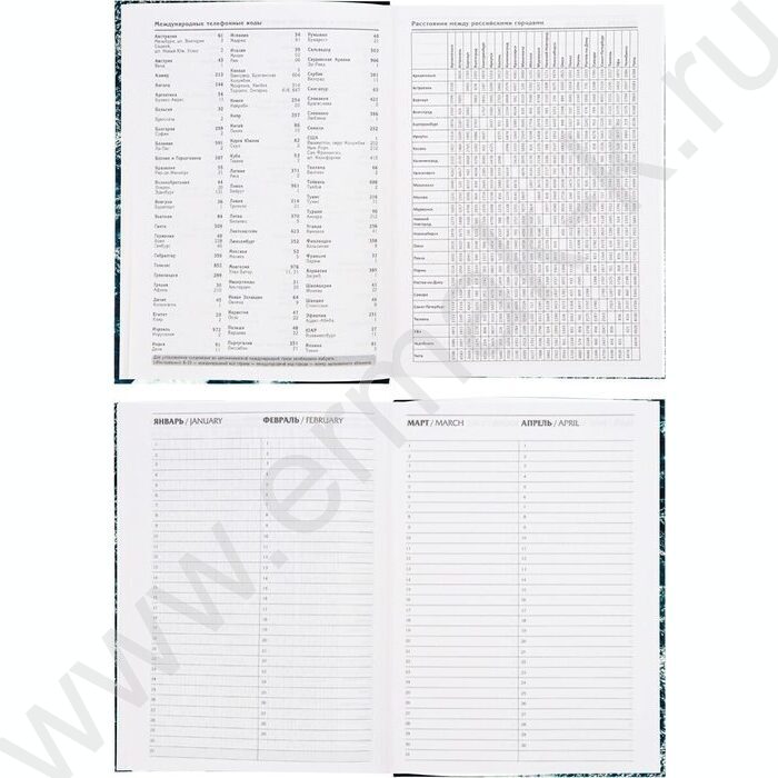 Ежедневник н/дат А5 128л Морское вдохновение /тв.обл.,софт-тач лам.,песок глянец/ | Фото 5