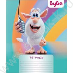 Тетрадь  12л линейка узкая "Буба" ассорти | Фото 2
