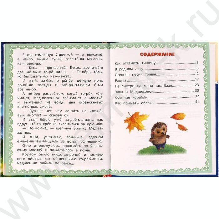 Книжка Читаем по слогам Ёжик и Медвежонок.С.Г.Козлов | Фото 2