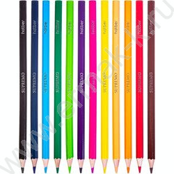 Карандаши  12цв Supremo /мягкий стержень /карт.коробка | Фото 2