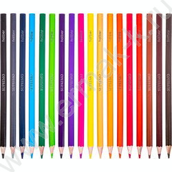 Карандаши  18цв Supremo /мягкий стержень /карт.коробка | Фото 2