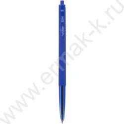 Ручка шар авт 0,7мм синяя Slim /картон. коробка | Фото 2