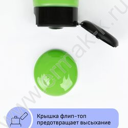 Краска акриловая 75мл "Студия", желто-зеленая /пластик. туба | Фото 5