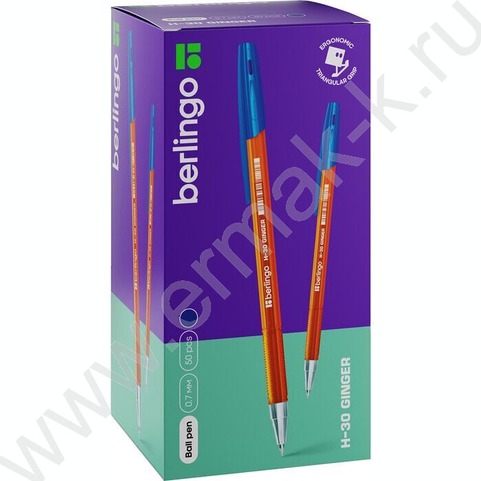 Ручка шар "H-30 Ginger" 0,7мм синяя | Фото 3