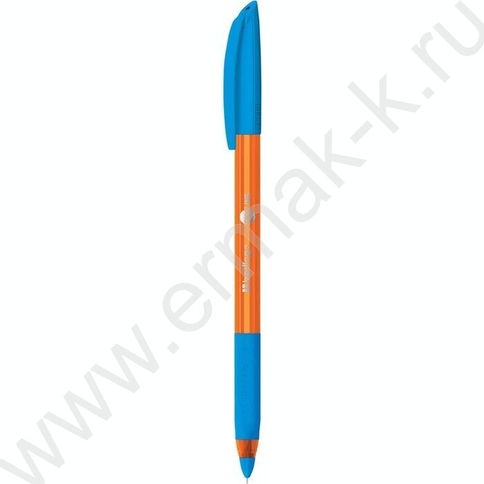 Ручка шар "Skyline" 0,7мм синяя /резин. грип /игольчатый стержень | Фото 1