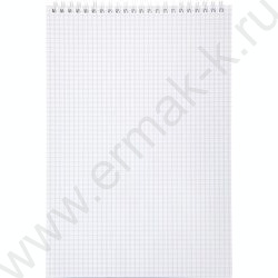 Блокнот  80л А4 спираль "VELVET  Зеленый" | Фото 3