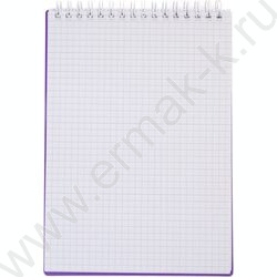 Блокнот  80л А5 спираль,пл.обл. "CANVAS  Фиолетовый" | Фото 3