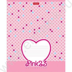 Тетрадь  18л клетка "Pink 23"  5видов | Фото 1