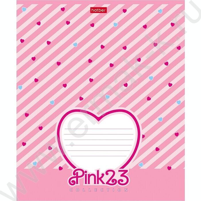 Тетрадь  18л клетка "Pink 23"  5видов | Фото 2