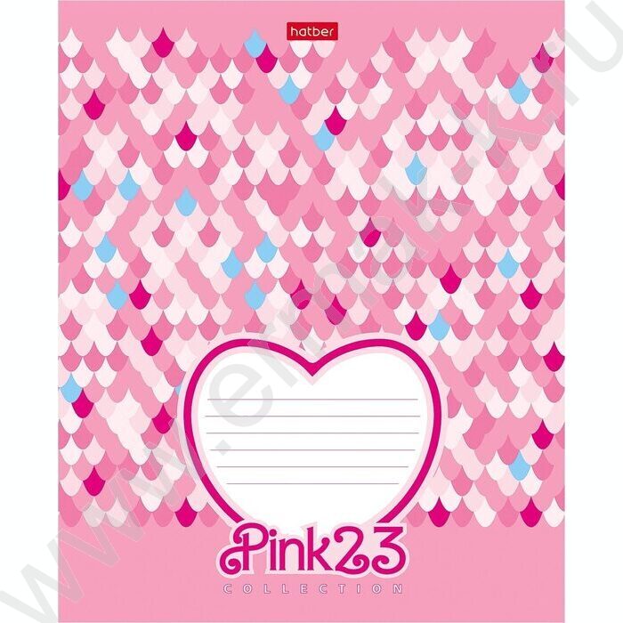Тетрадь  18л клетка "Pink 23"  5видов | Фото 4