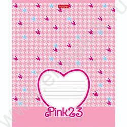 Тетрадь  18л клетка "Pink 23"  5видов | Фото 5