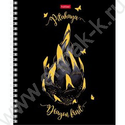 Тетрадь  96л клетка/спираль "Фруктис" /мат.ламин. 3D фольга 3D лак/ ассорти | Фото 2