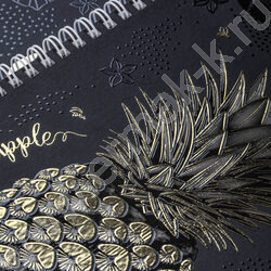 Тетрадь  96л клетка/спираль "Фруктис" /мат.ламин. 3D фольга 3D лак/ ассорти | Фото 3