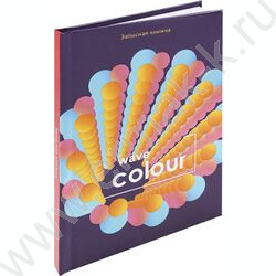 Зап. книжка  64л А6 тв.обл. "Разноцветные круги" /твин-лак, холодная фольга/ | Фото 1