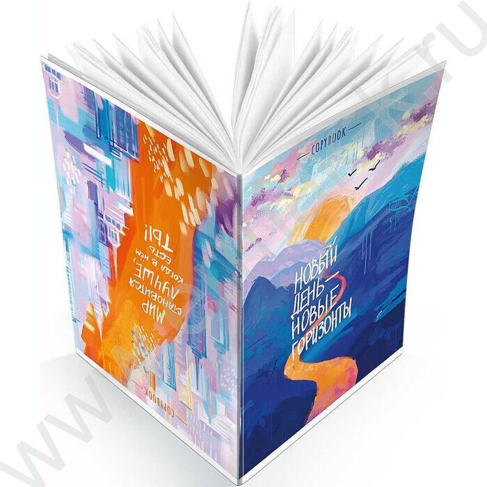 Тетрадь  80л А4 клетка/перевертыш "Нежность" | Фото 4