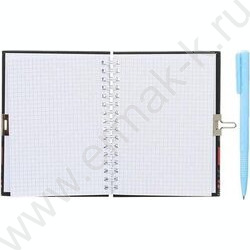 Блокнот  48л 15*11см "Машины" спираль,яркая,цв.тв.обложка+замочек+авторучка,клетка | Фото 2