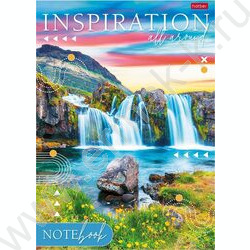 Тетрадь  80л А4 линейка "Вдохновение вокруг" /глянц.ламин.,тиснение/ | Фото 4