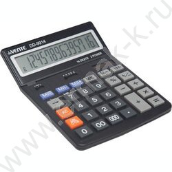 Калькулятор DD-9914 /154*203*25мм, двойное питание /черный, 14 разряд | Фото 1
