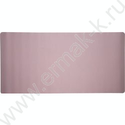 Коврик для мыши XXL  (800*400*1,5мм) эко кожа, прошитый край /пастельный сиреневый | Фото 1