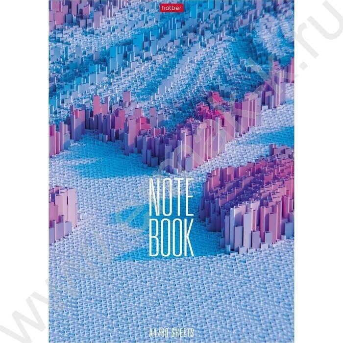 Тетрадь  80л А4 клетка "Хрупкие грани" | Фото 1