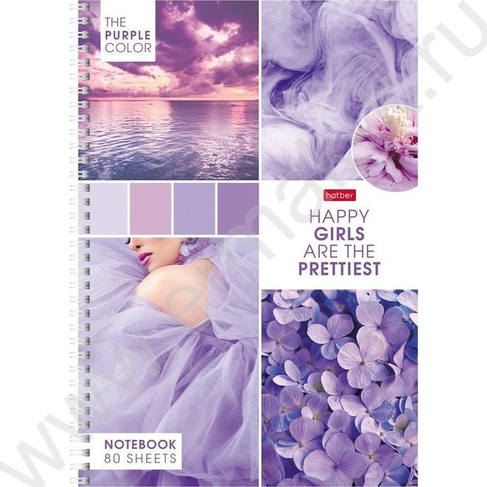 Тетрадь  80л А4 клетка/спираль "Калейдоскоп Моментов" | Фото 2