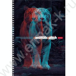 Тетрадь  80л А4 клетка/спираль "Расфокус" глянц.лам. | Фото 1