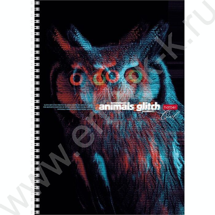 Тетрадь  80л А4 клетка/спираль "Расфокус" глянц.лам. | Фото 3