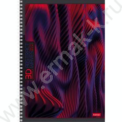 Тетрадь  96л А4 клетка/спираль "Абстракция" /глянц. ламин/ | Фото 1