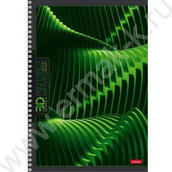 Тетрадь  96л А4 клетка/спираль "Абстракция" /глянц. ламин/ | Фото 3