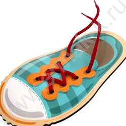 Шнуровка деревянная Baby Toys"Ботинки" | Фото 6