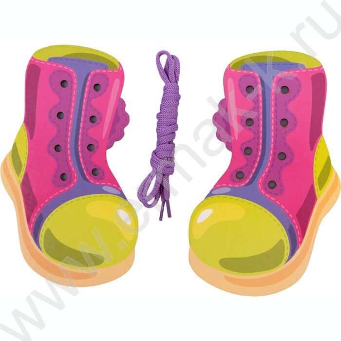 Шнуровка деревянная Baby Toys"Сапожки" | Фото 4