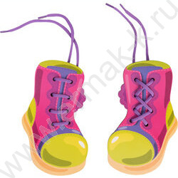 Шнуровка деревянная Baby Toys"Сапожки" | Фото 6