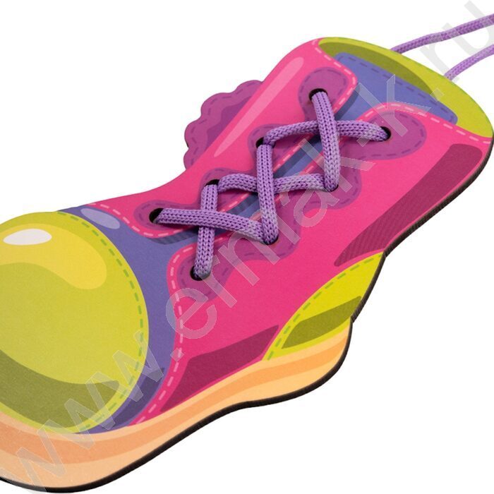 Шнуровка деревянная Baby Toys"Сапожки" | Фото 7